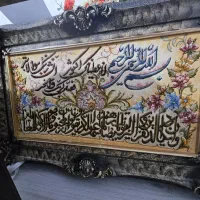 تابلو فرش دست بافت دست دوم در حد نو