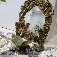 اینه و شمعدان جنس پلاستیکی