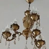 دوعدد لوستر برنجی شیک