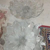 ظرف میوه  خوری و شیرینی خوری کریستال اصل