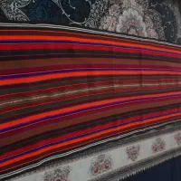 سفره دست بافت نو ۷متری رنک بندی حالی خوش دوخت