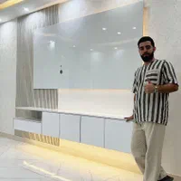 دکوراسیون داخلی تی وی وال کابینت کمد دیواری|خدمات پیشه و مهارت|اهواز, کیانپارس |دیوار