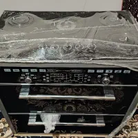 اجاق‌گاز طرح فر/کاملا نو/۵ شعله/بروز ترین برند