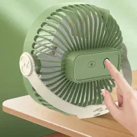 پنکه شارژی رومیزی مدل KLW-F9|پنکه و تصفیه‌کنندهٔ هوا|برازجان, |دیوار