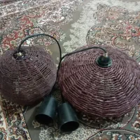 ۲عددلوسترچوبی،به فروش میرسد، نونو،|لوستر و چراغ آویز|محمدشهر, علی آباد گونه|دیوار