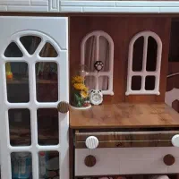 تخت دو طبقه کودک در حد نو|تخت و سرویس خواب|فردیس, شهرک ارم|دیوار