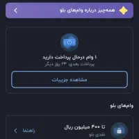 ویپاد و بلو بانک (وام فوری)