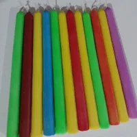 //شمع های قلمی رنگی//