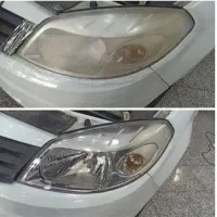 خدمات نقاشی،پولیش،شفاف سازی چراغ در محل