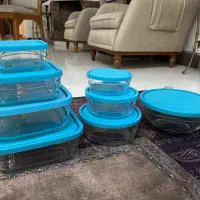 ظرف در‌ دار شیشه ای