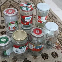 تعداد زیاد شیشه جای رب