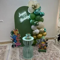 تم تولد بادکنک آرایی دیزاین تولد|اسباب‌‌بازی|کیش, |دیوار