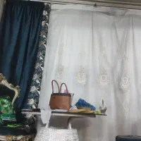 پرده سالم تمیز برای پنجره دونیم متری