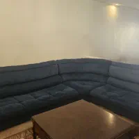 مبل راحتی ال ،آبی تیره