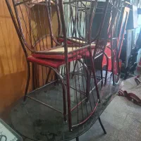 میز نهار خوری زیبا همراه با 6 صندلی بدونه مشکل|میز و صندلی غذاخوری|بوکان, |دیوار