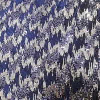 پارچه مخمل پولک دار دو متر ونیم نو نو