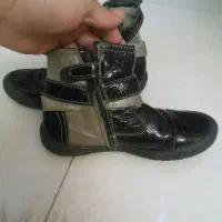 کفش تمام چرم ورنی خارجی سایز 29|کفش و لباس بچه|مشکیندشت, |دیوار