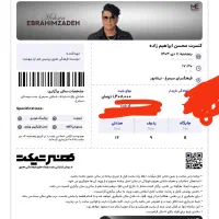 ۲عدد بلیط کنسرت