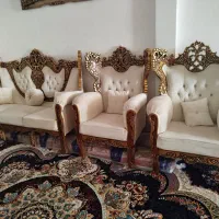 مبل ۷نفره با جلو مبلی و عسلی|مبلمان خانگی و میز عسلی|قدس, شهر‌قدس|دیوار