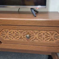 زیرتلویزیون چوبی پادری آون توستر|میز تلویزیون|قدس, شهر‌قدس|دیوار