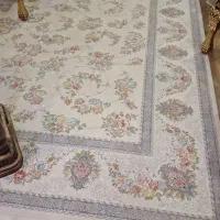 فرش ۱۲متری ۱۲۰۰ شانه تراکم ۳۶۰۰ گل برجسته