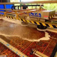 قالیشویی گل ابریشم