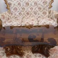 مبل استیل ۹ نفره به همراه میز عسلی|مبلمان خانگی و میز عسلی|رشت, باهنر|دیوار