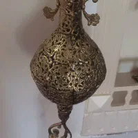 میوه خوری چینی برنز و گلدان برنز