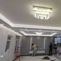 اجرای کناف .ترمووال.ماربل شیت.لاین نوری.کاغذدیواری|خدمات پیشه و مهارت|تبریز, |دیوار