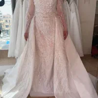 لباس عروس دانتل فرانسه دستدوز مدل اروپایی گول تکین|لباس|ارومیه, |دیوار