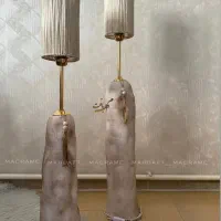 آباژور کنار سالنی مکرومه