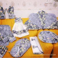 سرویس آشپزخانه ریحانه|سفره، حوله، دستمال آشپزخانه|شیراز, شهرک والفجر|دیوار