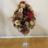 جام گل خشک تزئینی