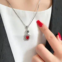 گردنبند نقره تلسکوپی روکش طلا کد 215 روز دختر