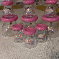 ظروف شیشه ای مخصوص قند و شکر و حبوبات و ادویه