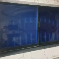 پنجره الومینیوم رنگ کوره ای درحد نو