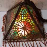 لوستر طرح گره چینی هنر دست