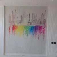 نصب کاغذ دیواری|خدمات پیشه و مهارت|فولادشهر, فولادشهر|دیوار