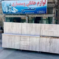 کابینت بدنه فلز درب MDF نو