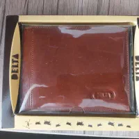 کیف پول چرم طبیعی نو و دست دوز