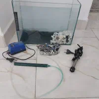 آکواریوم همراه با پمپ و بخاری