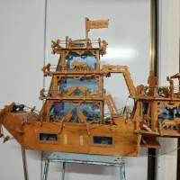 کشتی چوبی دست ساز