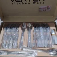 سرویس قاشق چنگال 24نفره کاملا آکبند