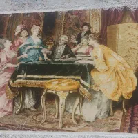 تابلو فرش دستباف ابریشم تبریزی