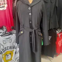 مانتو مجلسی زنانه مشکی پارمیس