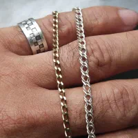 دستبند و انگشتر نقره