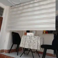 پرده زبرا سفید