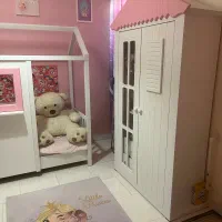 سرویس خواب کودک طرح کلبه|تخت و صندلی بچه|کرج, شهرک شهرداری|دیوار