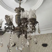 لوستر ۳ شاخه ۶ شعله|لوستر و چراغ آویز|مشهد, فرهنگیان (شهرک غرب)|دیوار