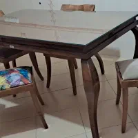 میز نهارخوری ۴ نفره|میز و صندلی غذاخوری|اصفهان, عسگریه|دیوار